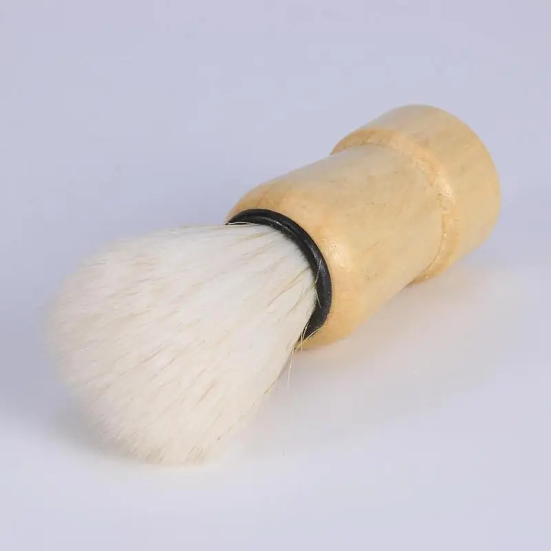 Мужская кисть для бритья салон мужчины лицо, борода приспособление для бритья щетка для бритья прибор для очистки с деревянной ручкой 3 стиля инструмент для укладки