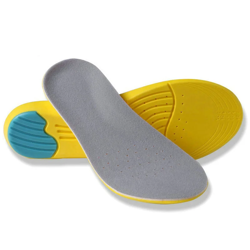 Memory Foam Sport Insoles Sweat Absorption Pads Running Sport Shoe Inserts Breathable Insoles Foot Care Men Women Size 35-45