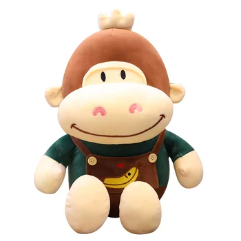 

Puffy toys with monkey dolls on back lovely capped monkey dolls for children's birthday gifts girls