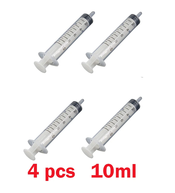 4PCS 10ML Syringe Ink Refilling Tools For Epson HP Ink Cartridge CISS