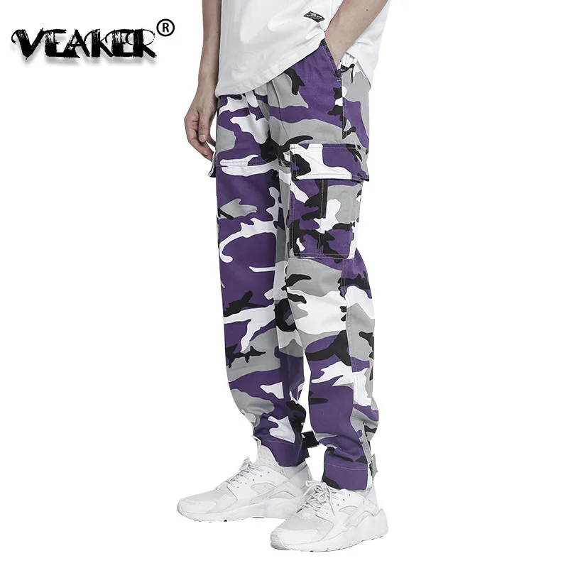 Camouflage Harem Pants Autumn Mens High Street Oversize Sweatpants Cotton womens Camo HipHop Trousers Loose | Мужская одежда