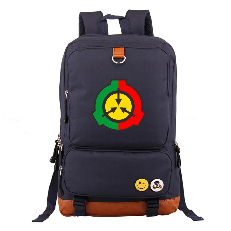 SCP тональный Рюкзак Холщовый для подростков женские сумки на плечо Bookbag ноутбук