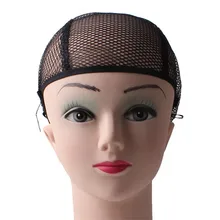 5 шт. новая популярная безглютеновая полная шапочка под парик для изготовления париков Регулируемый Черный цвет парик шапка с сеткой Ткачество Шапка s парик s
