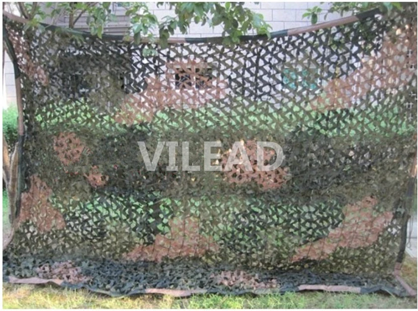 VILEAD, 9 цветов, 2,5x8 м, лесная камуфляжная сетка, невидимая камуфляжная сетка, армейская тайная сетка для снайперов, вечерние, тематические украшения