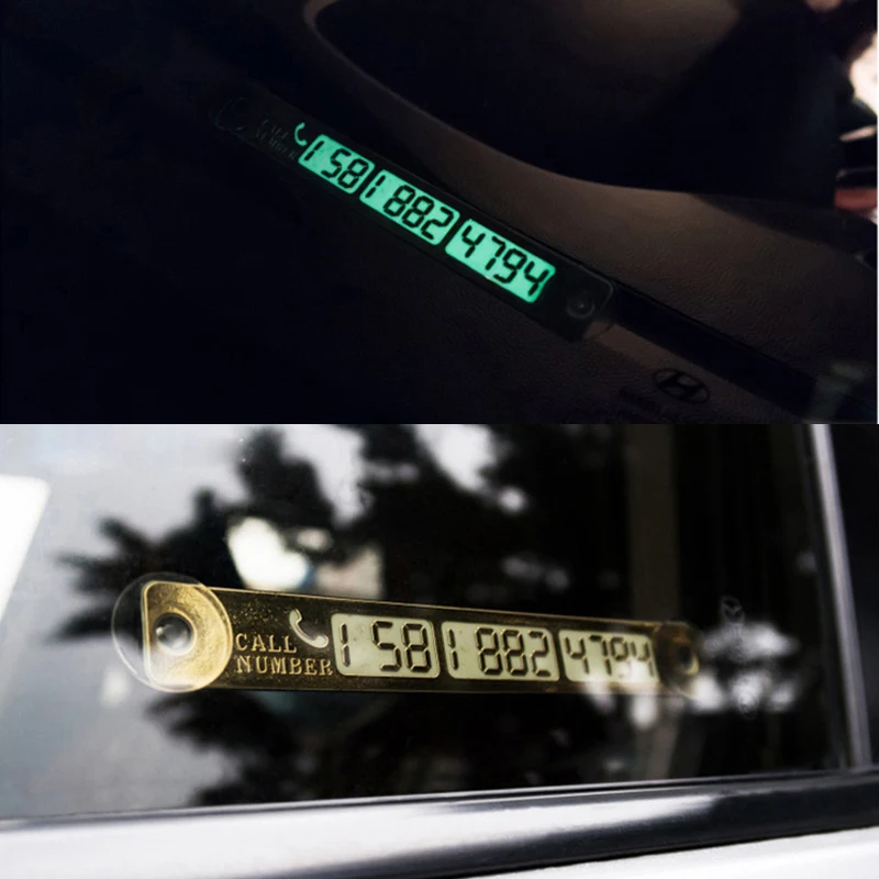Светящийся номер телефона парковочная карта для Acura Chevrolet Cruze Aveo peugeot 307 308 Seat Leon Mazda