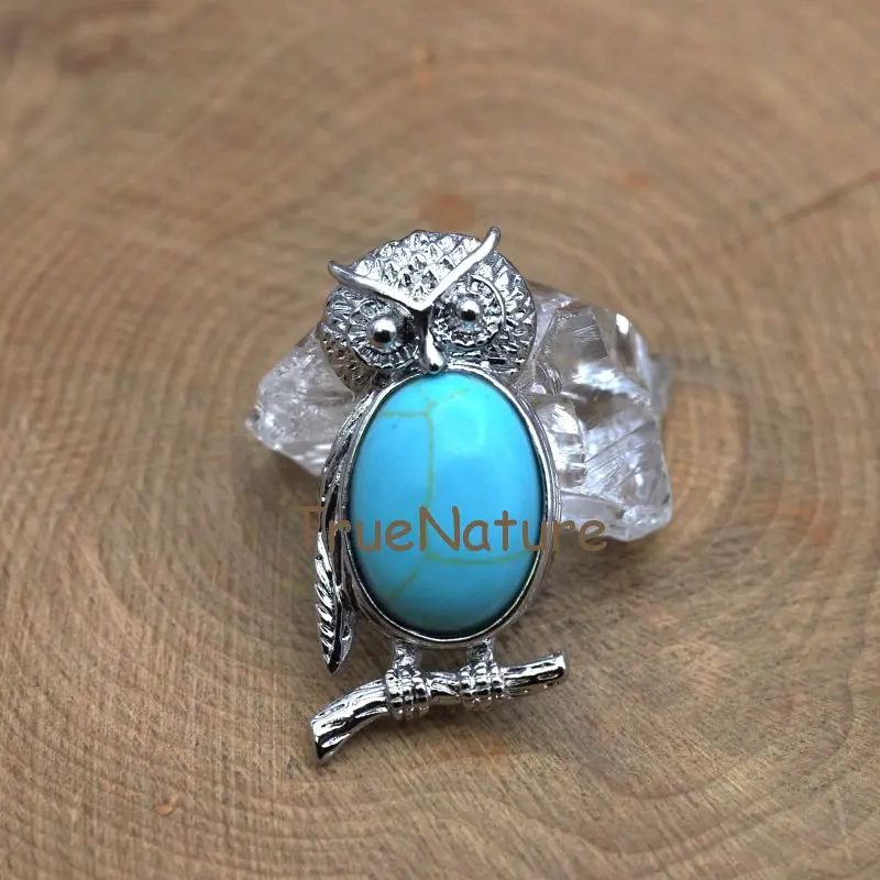 20170926-PM7613- Sliver Plated Owl Pendant-19x38mm-6g_6