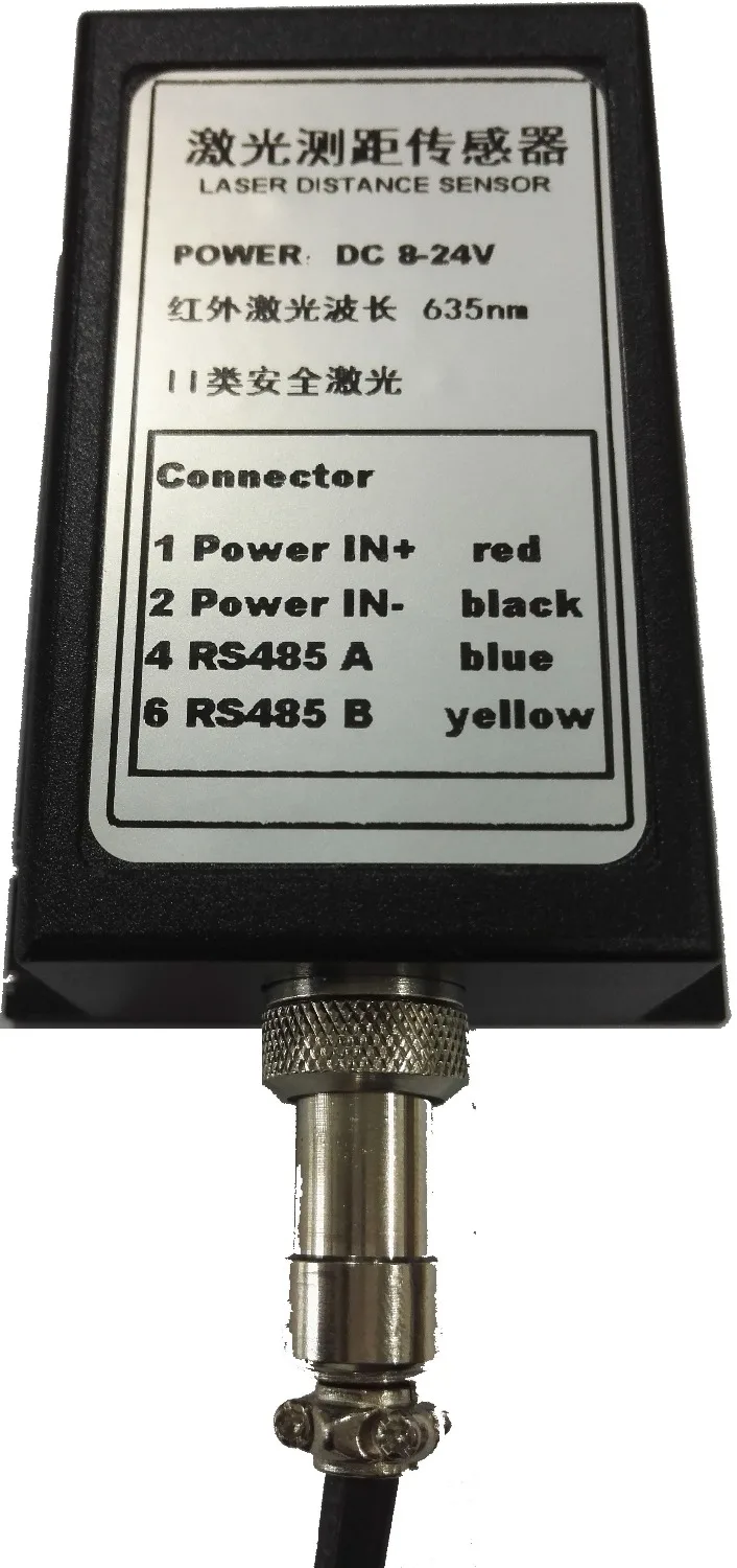 4-20mA/0-5V для PLC+/-2 мм 10 Гц 70 м фазы Высокоточный Лазерный диапазон Сенсор Промышленный Лазерный дальномер 635nm лазерный дальномер Сенсор