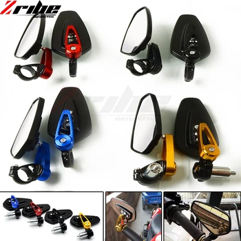 

7/8" 22mm Universal Motorcycle Mirror Moto Rearview Bar End Mirror For BMW for Kawasaki for Honda Retroviseur moto
