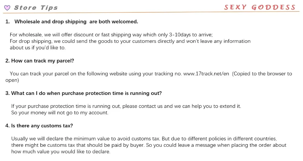 5.Store tips