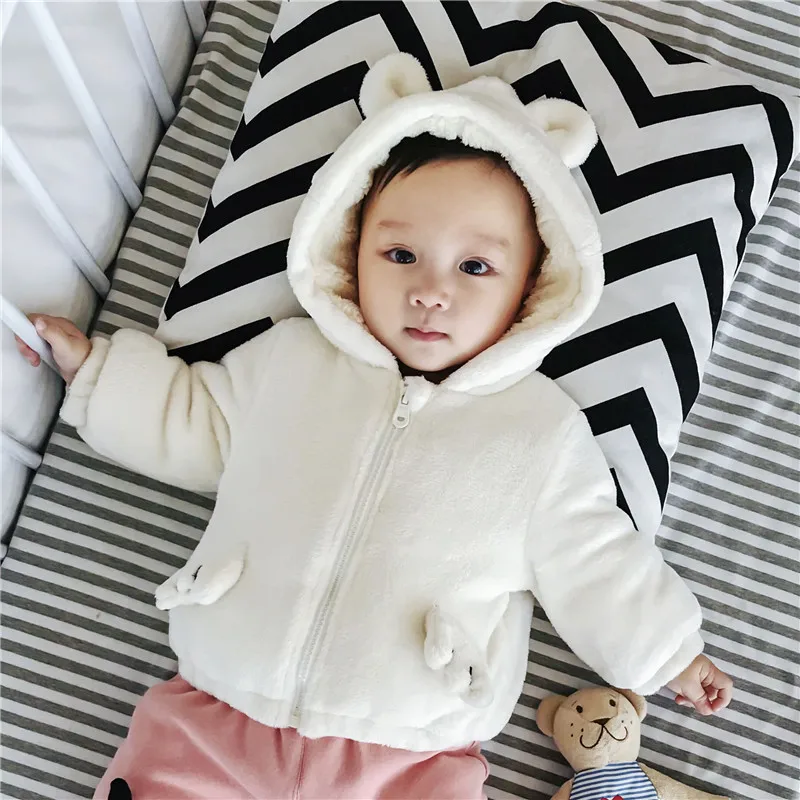 

Cute Bear Winter Jackets for Baby Girls Long Sleeve Parkas Hooded for Kids Baby Boys Jacket Outerwear Coats Toddler Clothing