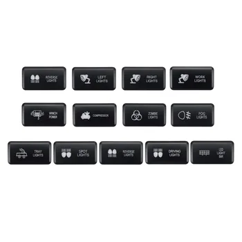 

LED Push Switch On-Off with Connector Wire for Toyota Prado HiAce Hilux Landcruiser 1998-2007