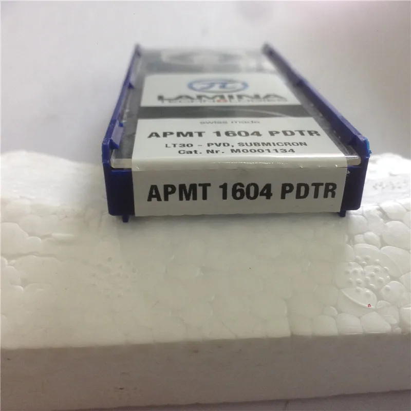 APMT1604PDTR LT30 пластинки лезвия с ЧПУ вставки карбида фрезерные пластины 10 шт./лот