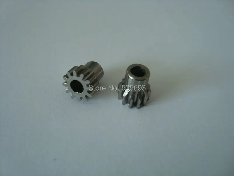 Produto: Engrenagem 0.5 de para Máquina Cnc 12 Dentes com Hub e Furo em Formato de d 10 Unidades por Pacote Aço Inoxidável Novo