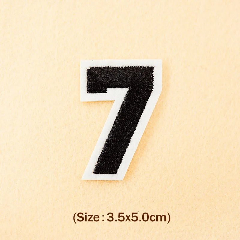 Number: 0 1 2 3 4 5 6 7 8 9 Size:3.8*5cm Patch Embroidered Applique Sewing Clothes Stickers Garment Apparel Accessories Synthetic Leather Fabric & Sewing Supplies