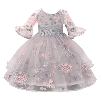 

Dress For Baby Girl Floral Baptism Dresses Baby Girl Birthday Wear Toddler Girl Lace Wedding Ball Gown Evening Dress 0-2Years