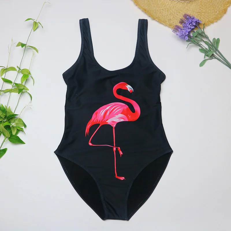 

One piece Swimsuit 2019 New Sexy Push Up Birds Printed Summer For Women Bathing Suit Maillot De Bain Femme