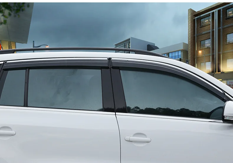 4 шт. для KIA K2 автомобильный экран для стекла высокого качества 3D яркая полоса солнцезащитный козырек от солнца, дождя гвардии Щит автомобильные молдинги