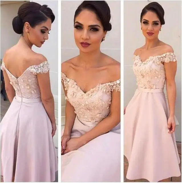 Short Lace Bridesmaid Dresses