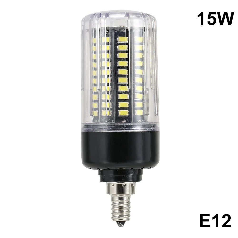 E12/E14/E27 Светодиодный светильник-кукуруза 5736 SMD 85-265V Энергосберегающая лампа домашний декоративный светильник JA55