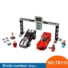 DECOOL 78115 Speed Champions Camaro Drag Race Building Block Set Kids Bricks DIY Toys for Children Compatible with 75874 Toy