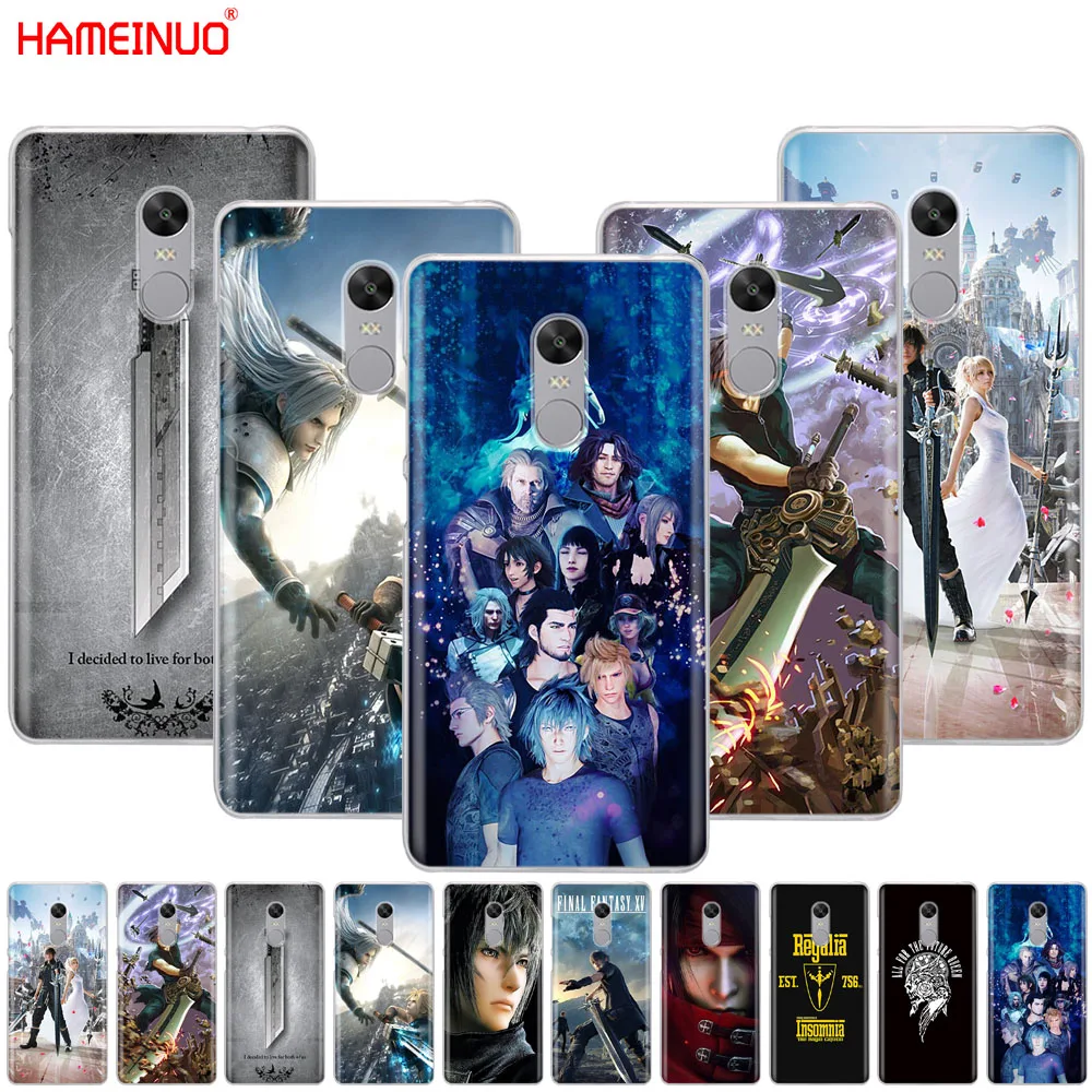 

HAMEINUO Final fantasy xv ffxv Cover phone Case for Xiaomi redmi 5 4 1 1s 2 3 3s pro PLUS redmi note 4 4X 4A 5A