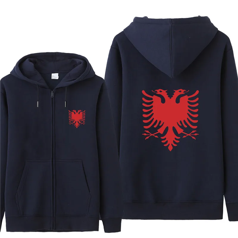 Omnitee Новая Осенняя толстовка с капюшоном в стиле Albania Мужская/Женская