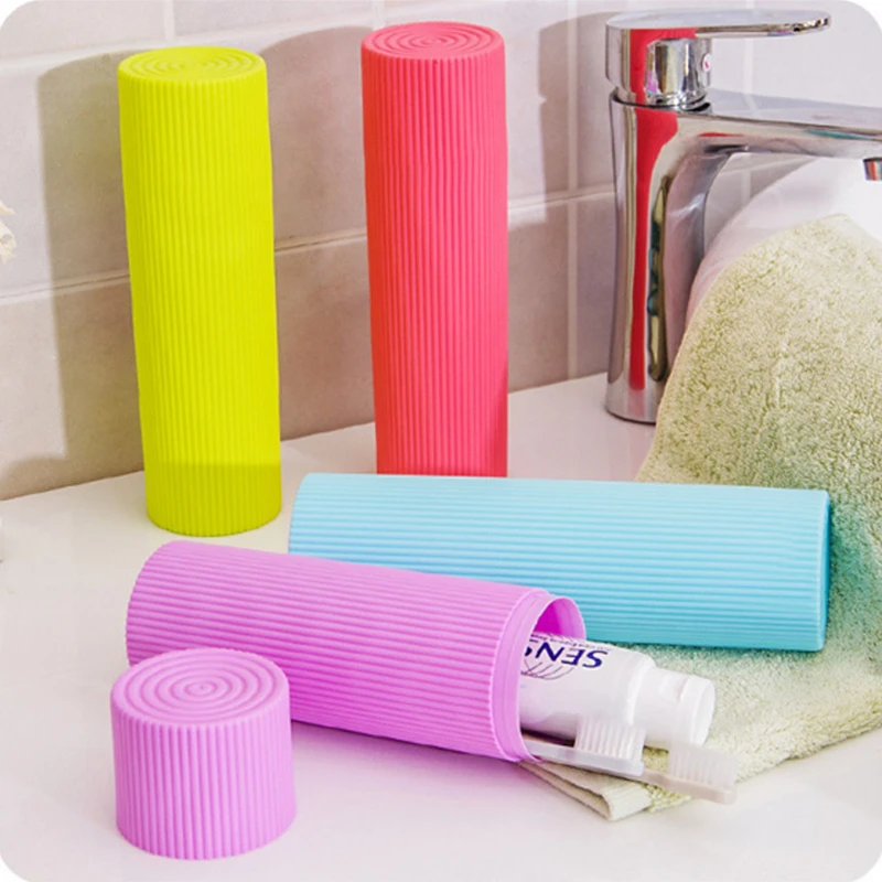 

1pcs New Travel Portable Toothbrush Toothpaste Storage Box Cover Protect Case