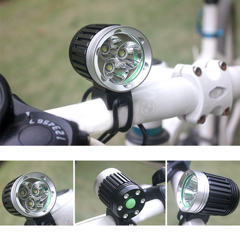 Cheap Triple Wick T6 Bike Cycling LED Light High Brightness Connect USB Interface Waterproof Flashlight For Bicycle HandLebar 0 Cheap Triple Wick T6 Bike Cycling LED Light High Brightness Connect USB Interface Waterproof Flashlight For Bicycle HandLebar 0
