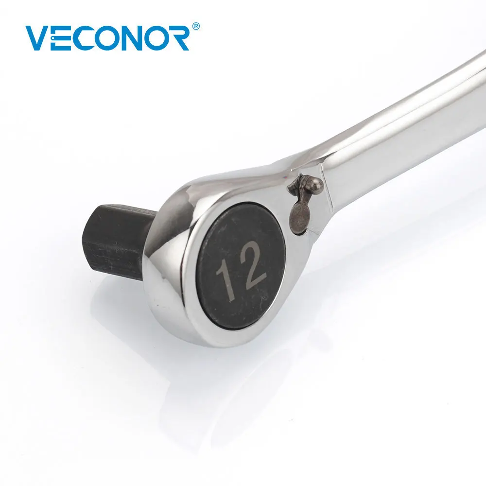 Reversible Ratchet Llave hexagonal con mango agarre Llave interior hexágono perno Llave 10mm 12mm