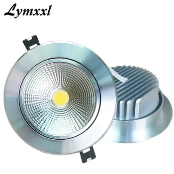 

Aluminum Led Ceiling Downlights Spot lights Dimmable 15w 20w 25w AC90-260V CRI85 120Angle Led Recessed Down Light cabinet lamp