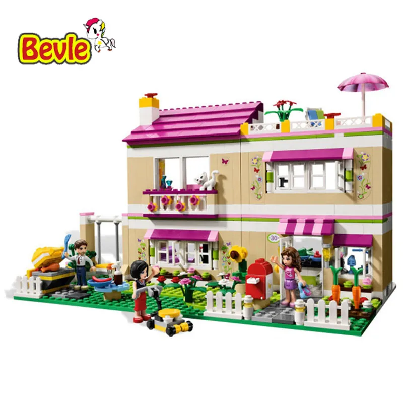 

Bela 10164 Friends Olivia Villa Party Carnival Toys Gift Building Block Toys Compatible With Bela Friends 3315