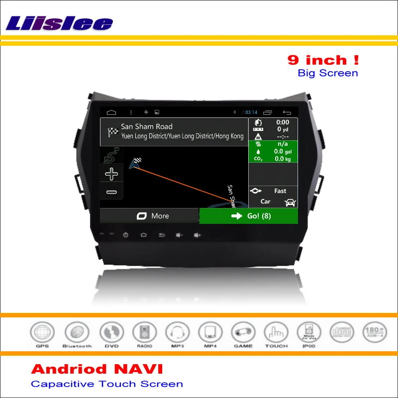 

Liislee Android GPS Navigation System For Hyundai Santa Fe / Maxcruz / ix45 2012~2016 Radio Stereo Audio Video ( No DVD Player )