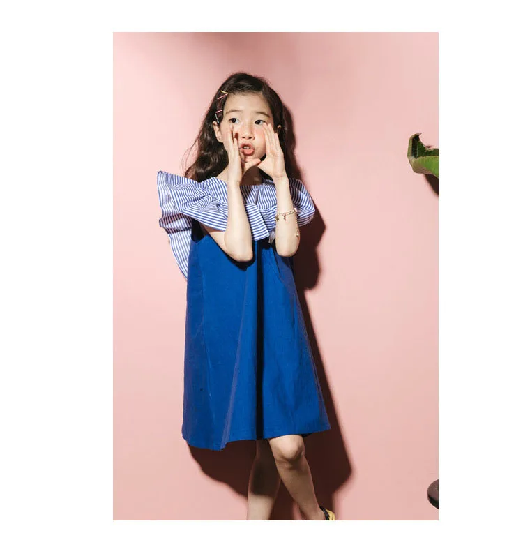 cotton toddler dress for girl   kids girls clothes summer 2018 teenagers girl children party dresses 4 5 6 7 8 9 10 11 12 13 14 15 16 Years little teenage girls patchwork dresses 2018 kids new arrival dresses (8)
