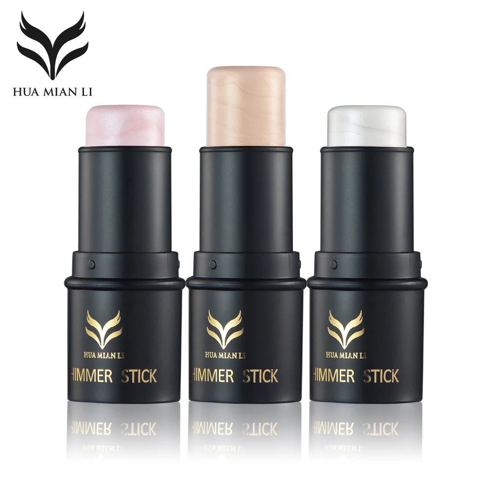 Huamianli Highlighter Simmer Stick Rod Strobing Contouring Blending