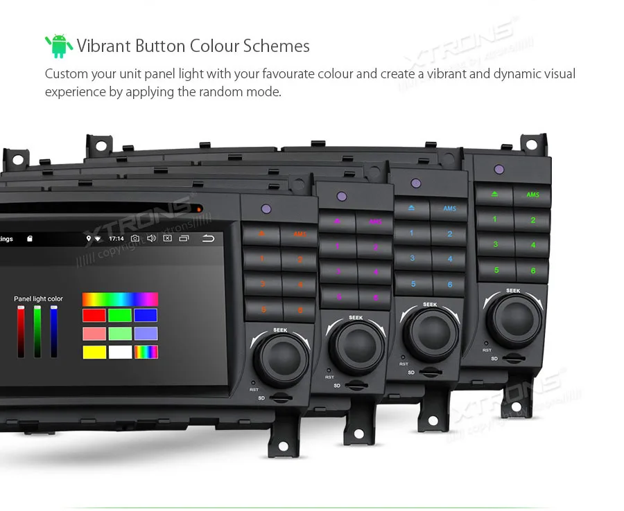 Discount 7" Android 8.1 OS Car Multimedia DVD Navigation GPS Radio for Mercedes-Benz CLK-Class W209 2005-2006 & C-Class W203 2004-2007 16