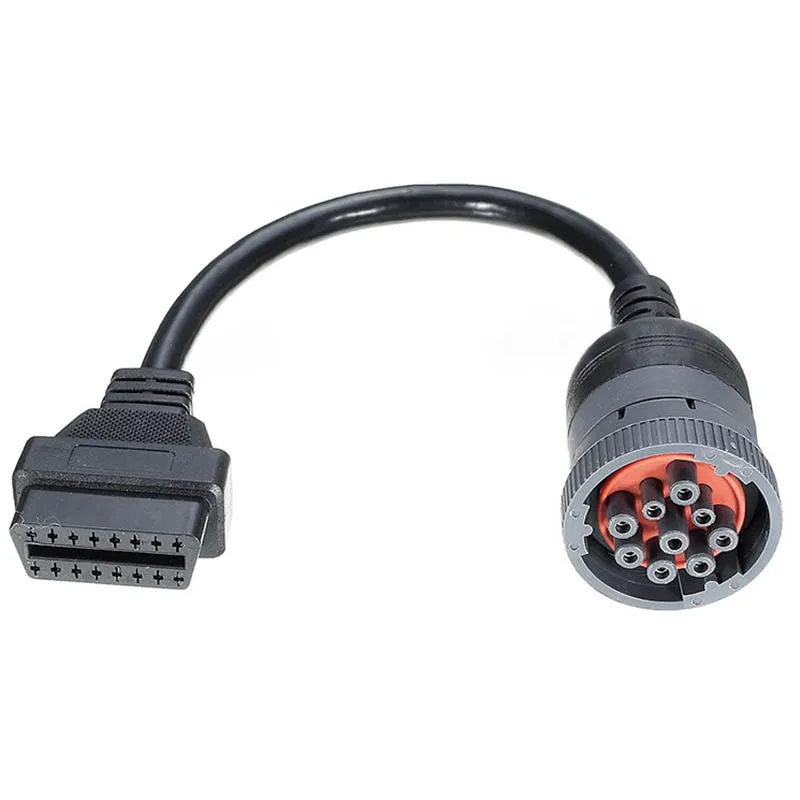 1pcs 16pin to J1939 9pin Deutsch Heavy Duty Car Truck OBD2 OBDII Cable
