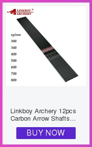 12 pçs linkboy id6.2mm Spine300-600 para composto