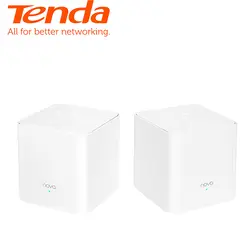 Tenda Nova MW3 весь дом сетки гигабитный Wi-Fi Системы с AC1200 2,4G/5,0 ГГц Wi-Fi Беспроводной маршрутизатор и ретранслятор, приложение дистанционное