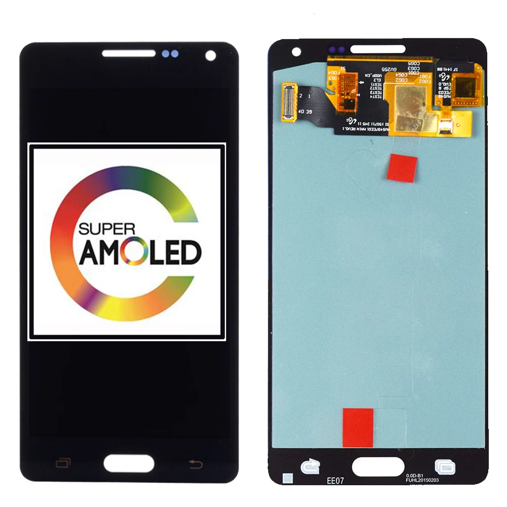 Замена супер AMOLED lcd s для samsung Galaxy A5 A500 A500F A500FU A500H A500M телефон ЖК-дисплей сенсорный экран дигитайзер