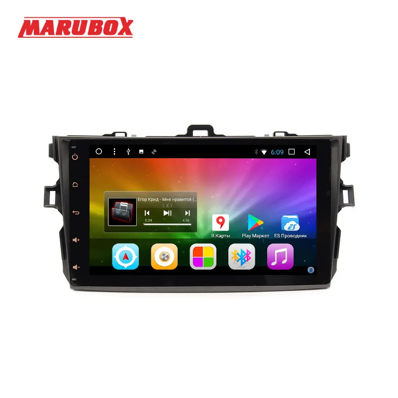 

MARUBOX 9A101DT3 Car Multimedia Player for Toyota Corolla 2006-2011,Quad Core, Android 7.1, 9'',2GB RAM, 32GB ROM,GPS,Radio