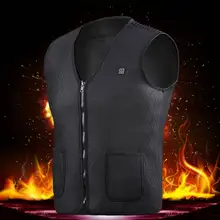 Электрический нагревательный жилет теплый уличный жилет умный USB нагревательный жилет электрическая тепловая одежда жилет для походов и рыбалки