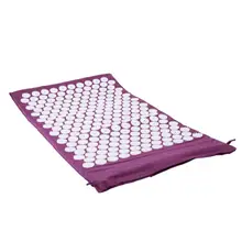 Carpet Mat for Acupressure Acupuncture Yoga Massage + Carry Bag purple
