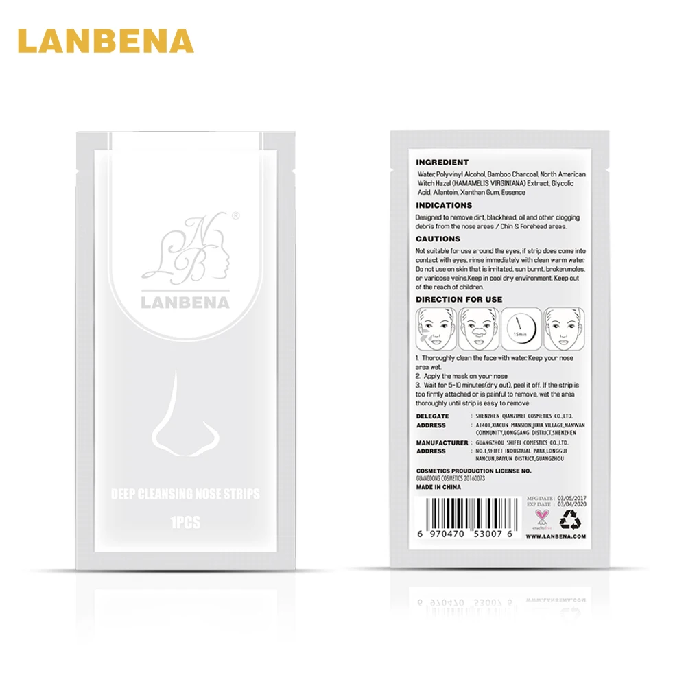 LANBENA 5/10 шт./компл. маска для удаления угрей нос черная маска подсети серая отшелушивающая маска для лица Лечение Акне масло Управление по уходу за кожей