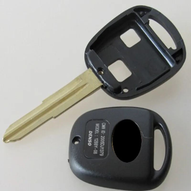 Сменный корпус дистанционного ключа без ключа Fob 2 кнопки для Toyota Hiace TOY41 Blade