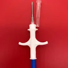 10 шт. 1. 4*8 мм 134,2 кГц FDX-B встроенные микрочипы для домашних животных со шприцем для животных Свинья Корова Крупный рогатый скот свинья лошадь собака идентификация