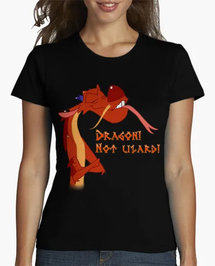 Brand clothing новые поступления женщин тенниски mushu дракон короткий о шеи печати