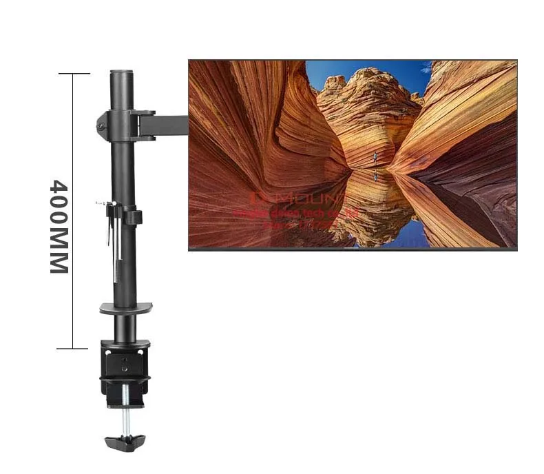 DL-M051 полный поворот движения втулка зажим База сталь один монитор стол кронштейн двойной кронштейн настольная поддержка