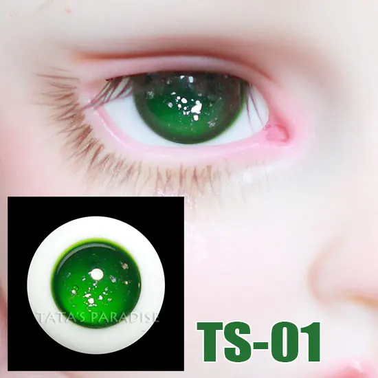 1 3 1 4 1 6 BJD Eyes 14mm 16mm green Eyeballs for SD MSD YSD