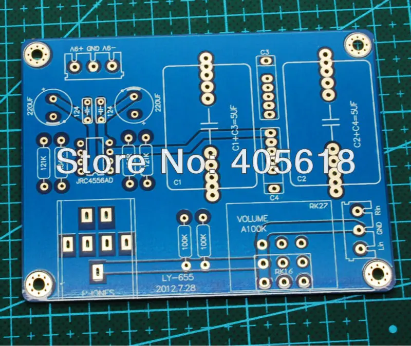 DIY ra1 Усилители для наушников Комплект Мощность AMP jrc4556ad Клеммные колодки|terminal