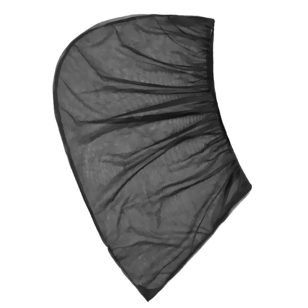 1 Pair Car Sun Visor Rear Side Window Sun Shade Mesh Nylon Sun Visor Shade Cover Shield UV Protector Black Auto Sunshade Curtain